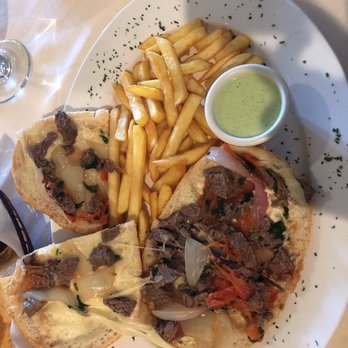 Lemon Tree Restaurant - Beef saltado sandwich with FF - Latin American Near Me - Houston, Texas Lemon Tree Restaurant - Beef saltado sandwich with FF - Latin American Near Me - Houston, Texas