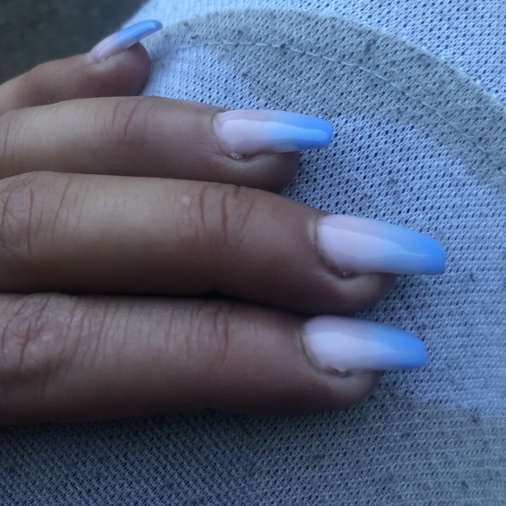 Angel Nail Spa - Pointer and ring peeling already on side - Nail Salons Near Me - Wilton, Connecticut