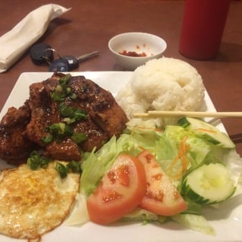 Pho 234 - Their thick pork chops. A little Hint of sweetness and lemony. Delicious! - Vietnamese Near Me - Manassas, Virginia Pho 234 - Their thick pork chops. A little Hint of sweetness and lemony. Delicious! - Vietnamese Near Me - Manassas, Virginia