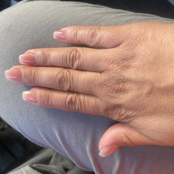 Luna Nails & Spa - Translucent French tip nails - Nail Salons Near Me - Upland, California