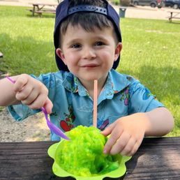 Ninja Turtle snow for our Ninja Turtle dude!