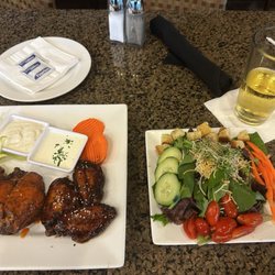 The Garden Grille And Bar - Wings and house salad