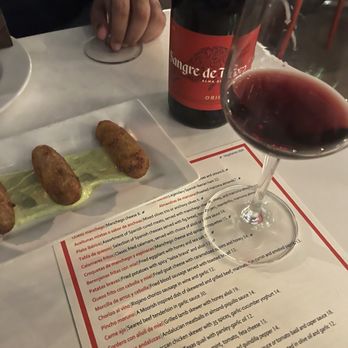 Cafe Madrid - Croquetas de Manchego y Espinacas - Spanish Near Me - Dallas, Texas