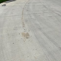 C & J Parking Lot Sweeping - Horrible Lazy Job