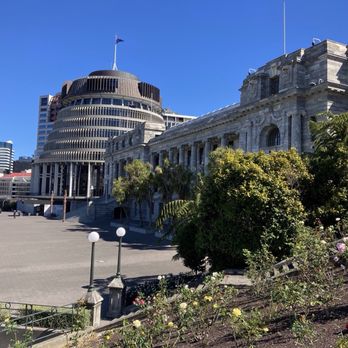 Parliament Buildings - Beehive (executive parliament quarters), and Parliament building - Landmarks & Historical Buildings Near Me - Wellington, WGN