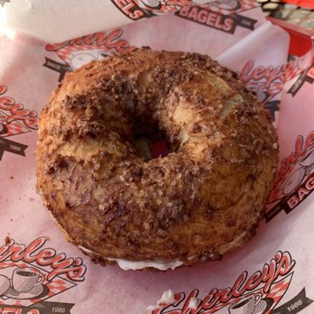 Shirley's Bagels - Cinnamon & Sugar Bagel - Bagels Near Me - Costa Mesa, California Shirley's Bagels - Cinnamon & Sugar Bagel - Bagels Near Me - Costa Mesa, California