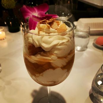 Elements - Local peach and blackberry trifle - Asian Fusion Near Me - Chapel Hill, North Carolina