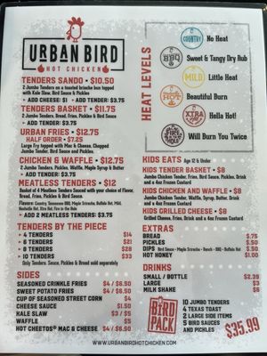 Menu photo 7 Urban Bird Hot Chicken Cypress, TX Menu photo 7 Urban Bird Hot Chicken Cypress, TX