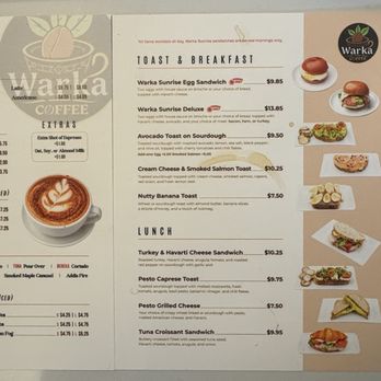 Warka Coffee - Updated menu as of 4-29-2026 - Coffee & Tea Near Me - Washington, DC, District of Columbia