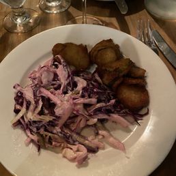 Slaw and PICKLE FRIES
