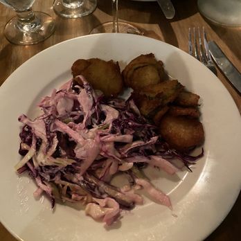 Brewology - Speonk - Slaw and PICKLE FRIES - New American Near Me - Speonk, New York