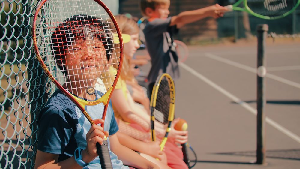Summer Smash Tennis Logo
