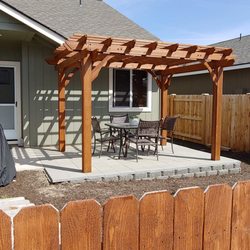 Left of Center - Patio and Pergola