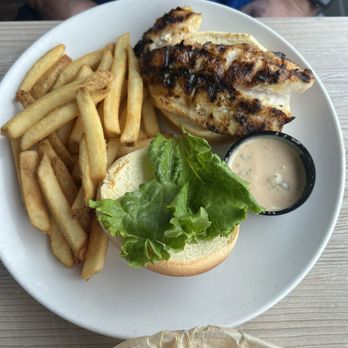 Dry Dock Waterfront Grill - Grouper sandwich - Seafood Near Me - Longboat Key, Florida