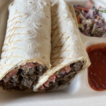 Falafel Boy - Lamb and Beef Shawarma Wrap - Falafel Near Me - Oakland, California