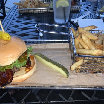 Hops Burger Bar - The Spicy Goat Burger - Burgers Near Me - Greensboro, North Carolina