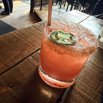 Verde Kitchen & Cocktails - Spicy watermelon margarita - Mexican Near Me - Bay Shore, New York Verde Kitchen & Cocktails - Spicy watermelon margarita - Mexican Near Me - Bay Shore, New York