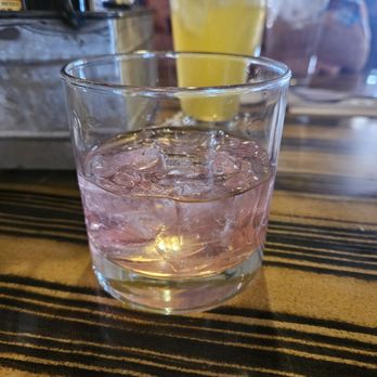Cowboy Cookin' - Delicious prickly pear vodka on the rocks - Burgers Near Me - Wickenburg, Arizona