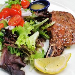 Café Maurizio - Angus Steak and salad