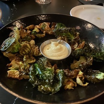Nook Kitchen - Brussel sprout chips with lemon aioli. - Italian Near Me - Phoenix, Arizona Nook Kitchen - Brussel sprout chips with lemon aioli. - Italian Near Me - Phoenix, Arizona