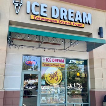 Ice Dream - Ice Dream Taiwanese Street food Store Front - Bubble Tea Near Me - Sacramento, California Ice Dream - Ice Dream Taiwanese Street food Store Front - Bubble Tea Near Me - Sacramento, California