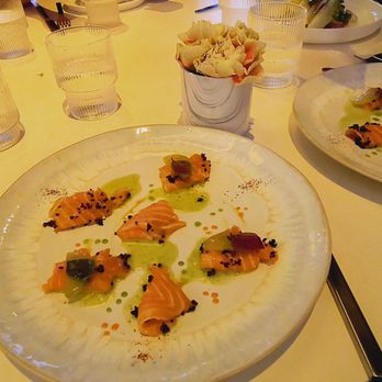Le Jardinier - Salmon crudo - French Near Me - Miami, Florida Le Jardinier - Salmon crudo - French Near Me - Miami, Florida
