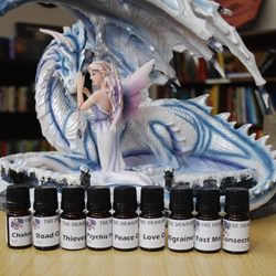 The Dragon's Mantle - Special Oil Blends. We can mix your special oil also!!
