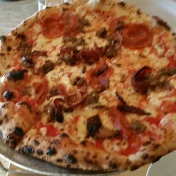 Krust Pizza & Bourbon Bar - Very small pizza for the price. I'd rather get mondos - Pizza Near Me - Middletown, Connecticut