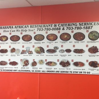 Rahama Restaurant & Catering - Menu - African Near Me - Alexandria, Virginia Rahama Restaurant & Catering - Menu - African Near Me - Alexandria, Virginia