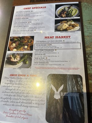 Menu photo 1 Blind Rabbit Kitchen Salt Lake City, UT Menu photo 1 Blind Rabbit Kitchen Salt Lake City, UT