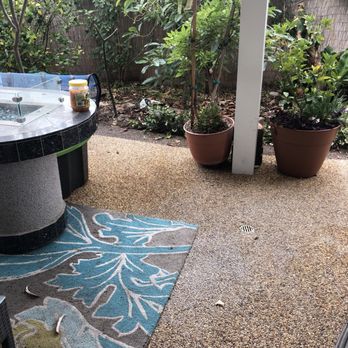 Stone Creations - Patio three years later. Still looking great despite being used by a small zoo (three dogs) - Masonry/Concrete Near Me - Ontario, California Stone Creations - Patio three years later. Still looking great despite being used by a small zoo (three dogs) - Masonry/Concrete Near Me - Ontario, California