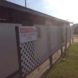 Camp Ocean Forest - Restrooms are closed indefinitely.