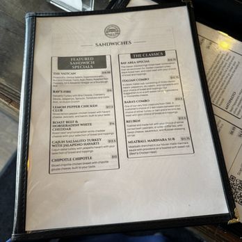 Bara's Deli - Menu - Delis Near Me - San Leandro, California