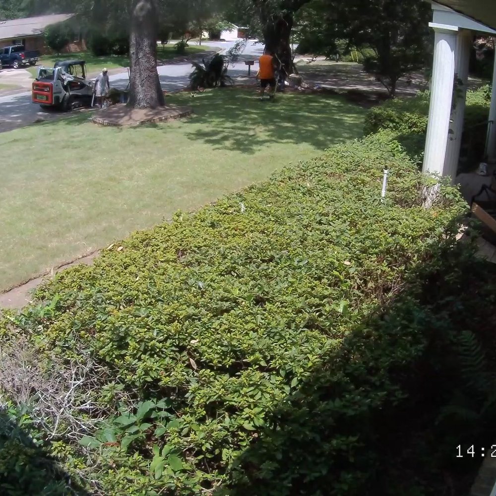 Bryan's Lawn Maintenance - During the sod laying process - Landscaping Near Me - Pensacola, Florida Bryan's Lawn Maintenance - During the sod laying process - Landscaping Near Me - Pensacola, Florida