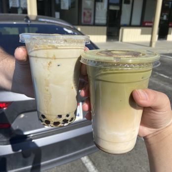 Kamurocho - hojicha latte, kamo latte - Shaved Ice Near Me - Pleasanton, California Kamurocho - hojicha latte, kamo latte - Shaved Ice Near Me - Pleasanton, California