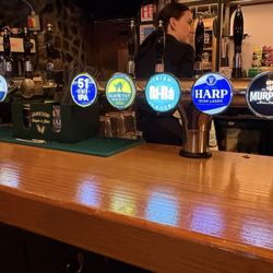 Kyteler's Inn - The beer taps.