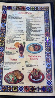 Menu photo 2 Pina's Mexican Restaurant San Pedro, CA Menu photo 2 Pina's Mexican Restaurant San Pedro, CA