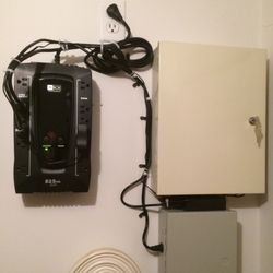 CheckPoint Security, LLC - Completed security system panels in an owners lockup closet.