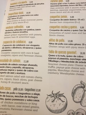 Menu photo 2 La Casa del Rey Estepona, MA