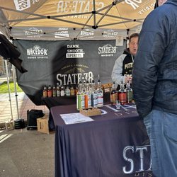 Denver Highland Square - No really, selling (and SAMPLING) spirits in the road.