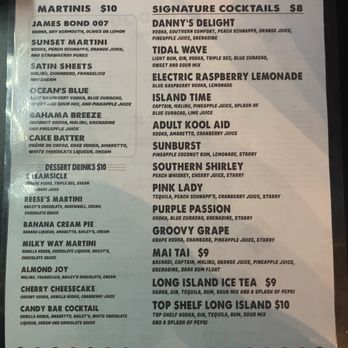 Danny's On Douglas - Drink Menu - American Near Me - Elgin, Illinois