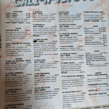 Cali N Tito's - Menu - Latin American Near Me - Athens, Georgia Cali N Tito's - Menu - Latin American Near Me - Athens, Georgia