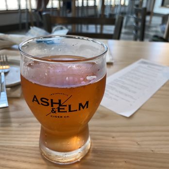 Ash & Elm Cider - Strawberry lemonade cider I think. - Cideries Near Me - Indianapolis, Indiana