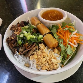 Saigon Saigon - Grilled Hanoi Pork with Vermicelli and Spring Roll - Vietnamese Near Me - Arlington, Virginia Saigon Saigon - Grilled Hanoi Pork with Vermicelli and Spring Roll - Vietnamese Near Me - Arlington, Virginia