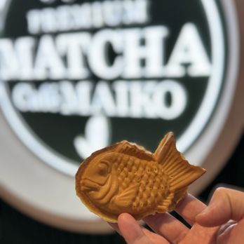 Matcha Cafe Maiko - Mochi Taiyaki with Custard - Ice Cream & Frozen Yogurt Near Me - Flushing, New York