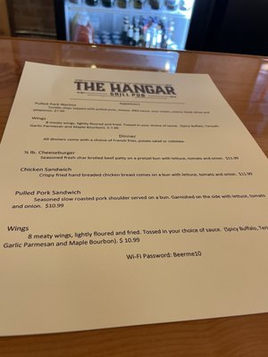 Menu photo 3 The Hangar Grill Pub La Crosse, IN Menu photo 3 The Hangar Grill Pub La Crosse, IN