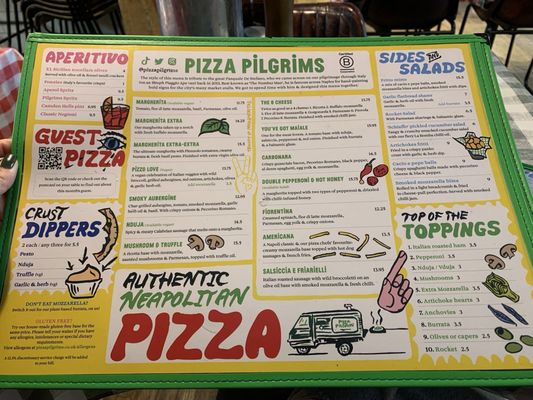 Menu photo 1 Pizza Pilgrims London, XGL