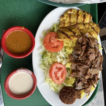Pita House Restaurant - Lunch platter with salad - Middle Eastern Near Me - Schaumburg, Illinois Pita House Restaurant - Lunch platter with salad - Middle Eastern Near Me - Schaumburg, Illinois