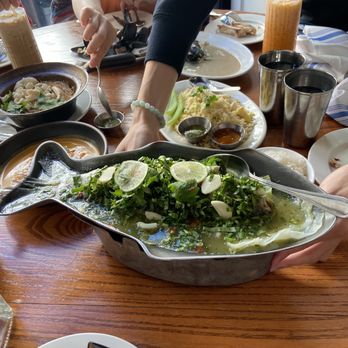 Fish Cheeks - Steamed Fish with Thai Herbs - Seafood Near Me - New York, New York Fish Cheeks - Steamed Fish with Thai Herbs - Seafood Near Me - New York, New York