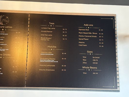 Menu photo 5 Three Sisters Coffee & Tea Burbank, CA